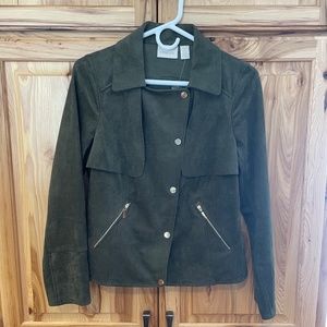 Chico's NWT Size 0 Faux Suede Jacket
